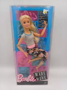 Barbie Made To Move Yoga blonde Puppe ultra flexibler Gelenkkörper - Bild 1 von 5