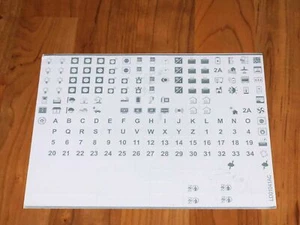 Étiquettes repérage obturateur Tableau coffret electrique legrand de1 à 5 rangés - Foto 1 di 1