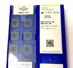 10 x inserts ZCC-CT SDMT433-DM YBC302 steel and stainless-steel NEW!! - Picture 1 of 1