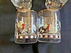 MacKenzie Childs Henhouse Tumblers set of 4 new with label - Picture 1 of 6