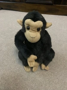Chimpanzee Born Free Sitting Soft Toy Plush 9 Inch - Picture 1 of 8