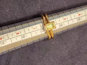 Damen Mode Ringe Goldton verschiedene Steine Menge 7 Goldton Gr. 6,5 - Bild 1 von 8