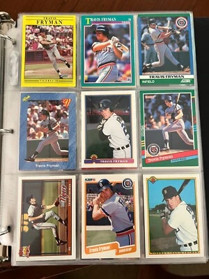 大量 80 张以上 Travis Fryman(底特律老虎队)棒球卡 — 第 1/4 张图片
