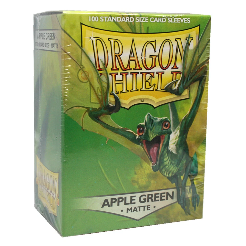 2x Dragon Shield Matte Sleeves - Apple Green (2x 100 Sleeves) - Bild 1 von 1