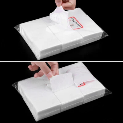 Cotton Pads Cleaning Wipes Nail Lint Free UV Gel Polish Acrylics Remover 600pcs