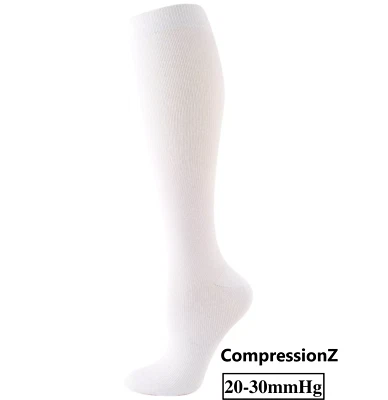 (4 pares) (S-3XL) Calcetines de compresión Medias Soporte graduado Para hombres Mujeres Foto 1 de 4