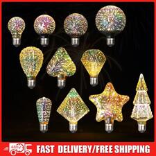 E27 Disco Light Bulb Ambient Lamp Star Shine Decoration 3D Colorful Firework