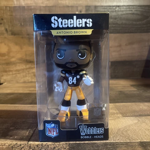 Antonio Brown Pittsburgh Steelers Funko Wobbler Bobblehead NFL Cover