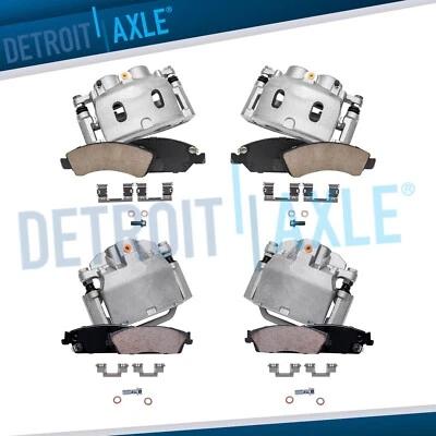 Pinzas de freno delanteras y traseras + pastillas de freno para Suburban Silverado Sierra 1500 Tahoe Foto 1 de 4