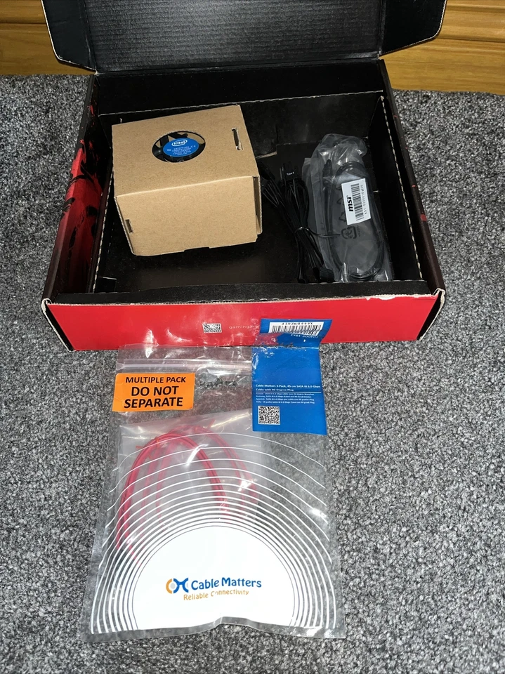 Used MSI H110M GamingIntel E41759-002 CPU Fan with Heatsink 4 Pin Connector - Image 1 of 4