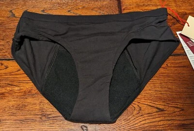 NWT Thinx Women's Super Absorbency Modal Cotton Brief Black Size Small - Image 1 of 4