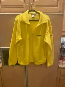 OREGON DUCKS FULL ZIP COLUMBIA FLEECE JACKET XL - Picture 1 of 8