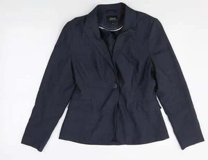 Papaya Womens Blue Polyester Blend Suit Jacket Size 12 - Picture 1 of 12