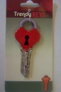 Heart Lock Schlage SC1 house key blank. - Picture 1 of 1
