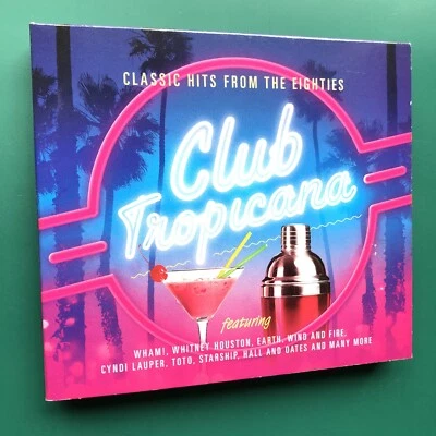 CLUB TROPICANA (Classic 80s Hits) Electro Synth-Pop Hip Hop 3x CD Digipak NM - Image 1 of 4