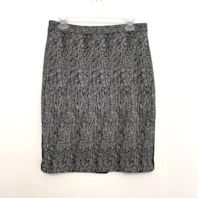 Falda lápiz recta CALVIN KLEIN CK negra gris geométrica/bloques de color liso 6 Foto 1 de 4