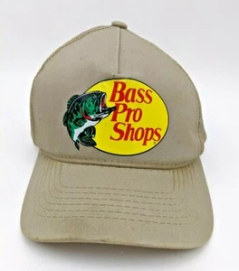 Cappello da baseball BASS PRO SHOP LOGO berretto grigio rete cappello posteriore a scatto - Foto 1 di 7