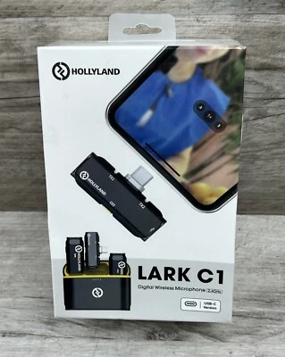 Hollyland Lark C1 USB-C Wireless Lavalier Microphone for Android Plug & Play NEW - Image 1 of 4