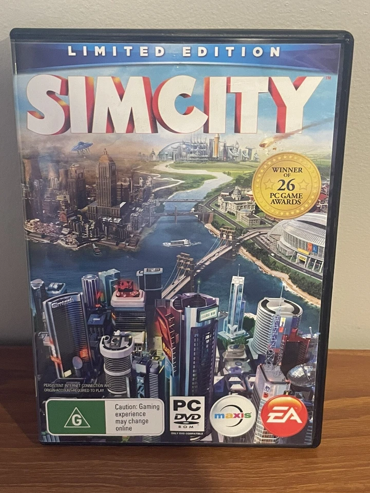 Sim City Limited Edition PC DVD ROM Working Free Post - Image 1 of 4