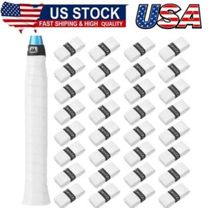 24 Pcs White Tennis Racket Grip Tape, Precut Tennis Grip Tape, Tennis Overgrips - Picture 1 of 7
