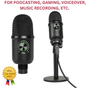 Microphone cardioïde Nor-tec Mico PC USB 3,5 mm podcast streaming gaming skype micro - Photo 1/5