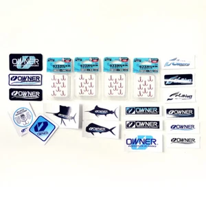Owner Treble Hooks ST 36RD #14 Super Needle Point 4 Packs 3 iron-on patches - Picture 1 of 7