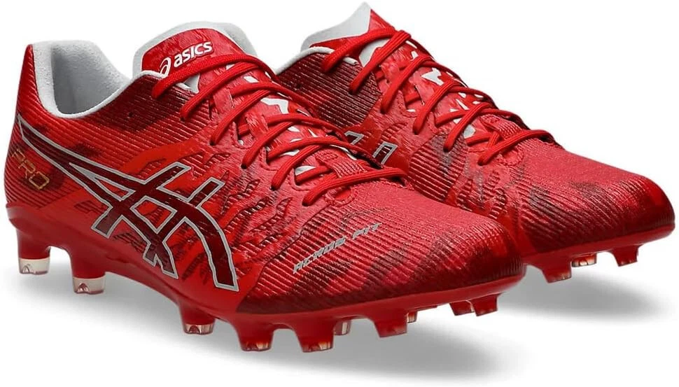 asics，STREAL361 Pro、RED/SLV（27.5）#500 ASICS - US6-S GEL-KINETIC FLUENT Sneaker in Cayenne \u0026 Copperhead