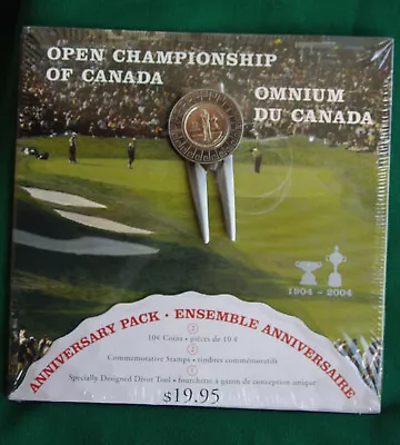 2004 CANADA Golf Tee and dime - 100th anniv of Canadian Open Championship - Image 1 of 4