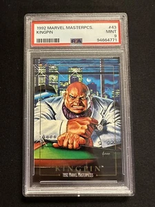 1992 marvel masterpieces #43 Kingpin PSA 9 - Picture 1 of 2