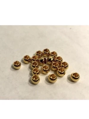 GOLD Plated 24/PKG Cyclops Beads 5/64” EYC0250 Ships N 24hrs - Image 1 of 3