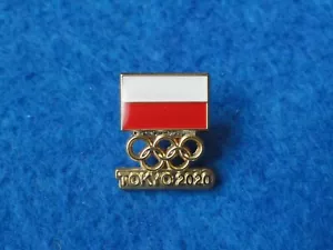 Olympic 2020 Tokyo Poland NOC pin badge - Picture 1 of 1