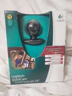 Logitech QuickCam Communicate Webcam MP w/ Video Chat (S5500) 1.3MP- New - Image 1 of 4