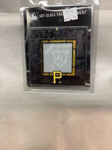 MLB Pittsburgh Pirates Art-Glass Picture Frame Ornament, Officially Licensed New