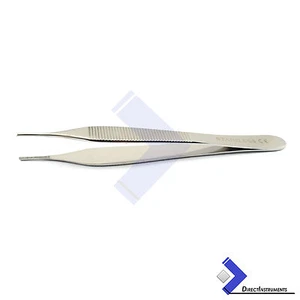 ADSON TISSUE TWEEZER 12 cm SERRATED TIP DENTAL SURGICAL TISSUE THUMB FORCEPS CE - Picture 1 of 4
