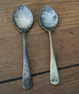 2 cucharas de té antiguas Inglaterra - Imagen 1 de 2