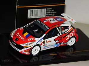 PEUGEOT 207 S2000 #2 IRC IXO RAM348 1:43 + AUDI A4 + 400051414 Minichamps - Imagen 1 de 3