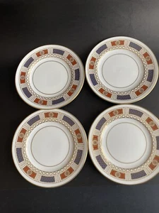 "4 platos de pan y mantequilla Coalport Marlborough 6"" porcelana de hueso" - Imagen 1 de 5
