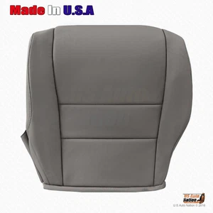 Driver Bottom Leather Replacement Seat Cover For 2007 2008 2009 Honda CR-V Gray - Picture 1 of 9