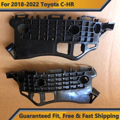 Front Bumper Support Mount Brackets for 2018 2022 Toyota C-HR Driver Passenger - Image 1 of 3