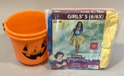 Snow White Halloween Costume - Girls Small 6/6X - Disney Princess - NEW - Image 1 of 4