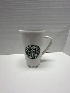Starbucks Mermaid Logo 16 fl Oz. Ceramic Barrel Coffee Tea Mug Cup 2006 - Picture 1 of 7