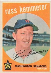 RUSS KEMMERER 1959 TOPPS BASEBALL #190