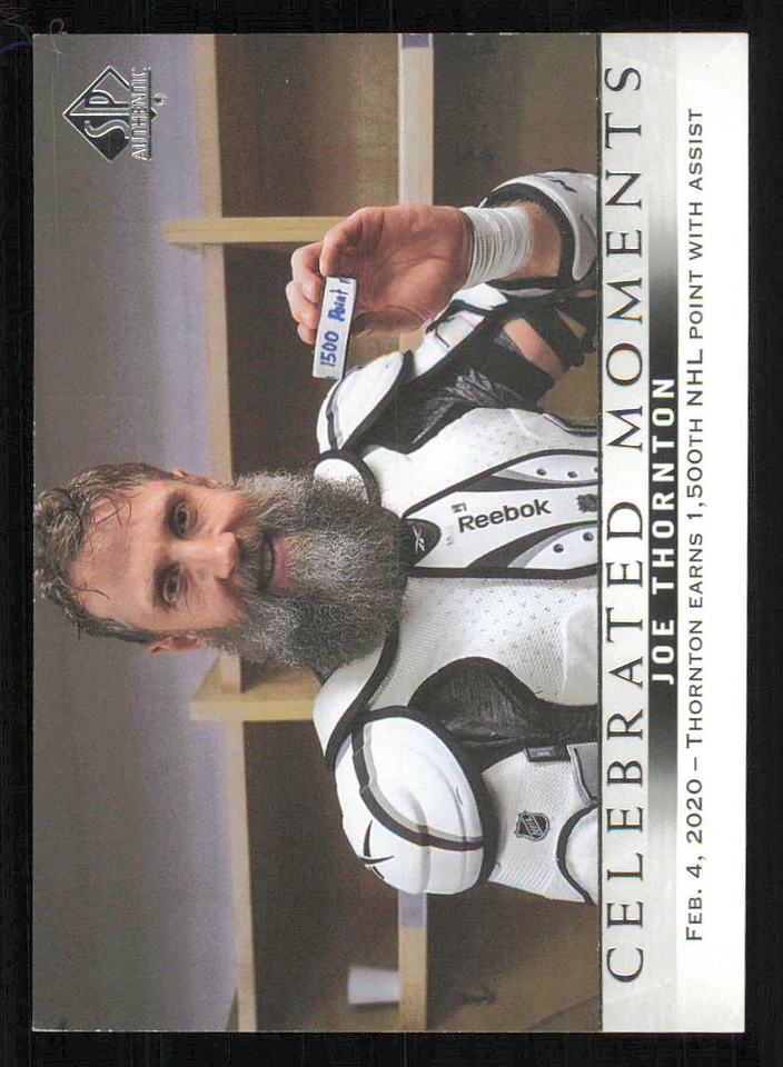 2020-21 SP Authentic #104 Joe Thornton CM - Image 1 of 2