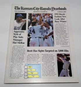 Annuario Kansas City Royals 1992 George Brett - Foto 1 di 3
