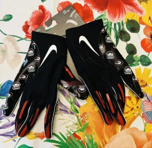 Guantes de fútbol americano Nike Georgia Bulldogs Team Emitidos por vapor negros talla 4XL nuevos - Imagen 1 de 16