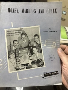 Partituras K 1959 Novedad Banda Stubby & His Buccaneers Canicas y Tiza - Imagen 1 de 1