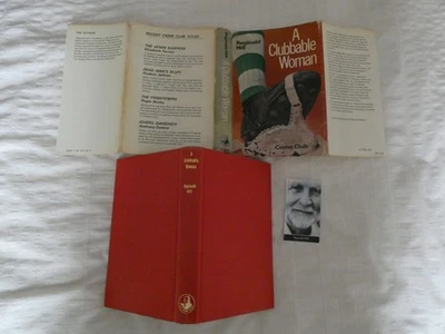 Reginald Hill A CLUBBABLE WOMAN collins crime club rare hbk 1st first edition - Image 1 of 3