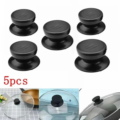 5Pcs Kitchen Cooking Pot Pan Lids Replacement Knob Lifting Handle Saucepan Lid - Image 1 of 4