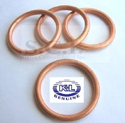 JUEGO DE JUNTAS DE ESCAPE HONDA CB750 VT750 CB1000C CB900 CBR1000 CA77 CBR1100 x 4 Foto 1 de 4