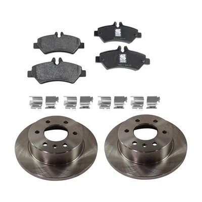 Rear Brake Disc Rotors and Pads Kit for MB Mercedes Van Sprinter 2500 Dodge - Image 1 of 4